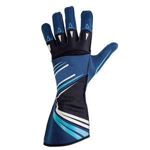 Customized Summer Karting <b>Gloves</b> | <b>Moisture</b>-Wicking Mesh Panels for Airflow | Hook & Loop Closure | Unisex | Bulk Export Price - Product Image 1