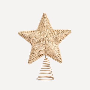 Star <b>topper</b> for outdoor indoor <b>christmas</b> <b>trees</b> decoration hand-weave seagrass <b>tree</b> <b>toppers</b> - Product Image 6