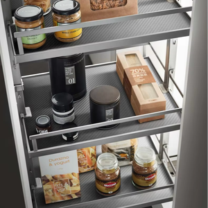 JY Project - Gabinete de Cocina Personalizado Estilo Europeo Vietnamita, Ecológico, con Cesta Extraíble, Despensa Alta, Estantes Ajustables, Melamina - Product Image 5