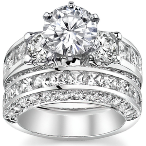 Anillo de compromiso chapado en oro de diamante de corte redondo de calidad superior Para Boda y regalo disponible a precio de India - Product Image 1