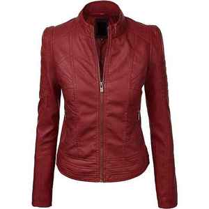 Genuine <b>Leather</b> <b>Jacket</b> Women 2026 New Fashion <b>Long</b> Sleeve Autumn <b>Leather</b> <b>Jackets</b> for Ladies Winter <b>Leather</b> <b>Jacket</b> - Product Image 3
