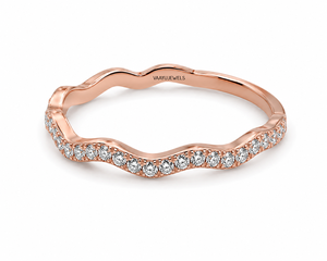Anillo de compromiso de oro rosa con diamante para mujer, anillo de diamante de corte redondo cultivado en laboratorio en oro de 10K, 14K, 18K, plata 925, 935 - Product Image 2