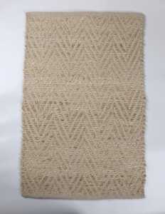 Tapis en jute tissé à la main 12ft x 9ft, en fibres naturelles, écologique, antidérapant, pour intérieur, tissage plat, style bohème, pour maison, hôtel, bureau, mariage - Product Image 4