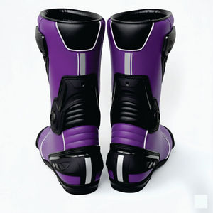 Botas de Motociclismo de Cuero para Hombre, Calzado de Carreras de Motos y Automóviles de Primera Calidad, Zapatos Ecológicos para Hombre, Personalizados - Product Image 6