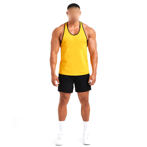 2025 OEM Service Different Yellow Color Good Quality Newest Style Fitness Gym Wear Weightlifting Stringers BY AMAZING INDUSTRIES - Product Image 3