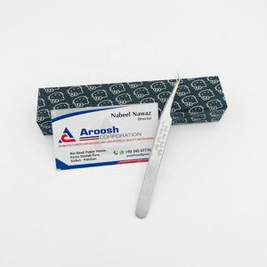 Pinzas para pestañas con logotipo personalizado y purpurina plateada de 90 grados de acero inoxidable sostenible de alta calidad profesional al por mayor - Product Image 6