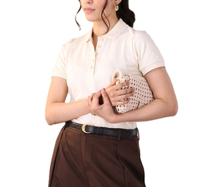 Camiseta Polo de Golf para Mujer al por Mayor, Manga Corta, Cuello y Puños con Ribete, Absorbe la Humedad, Estilo Casual de Negocios, Logotipo Personalizado - Product Image 4
