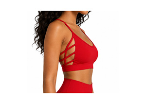 Sujetador deportivo de yoga de nuevo estilo europeo-americano, transpirable, con almohadillas para el pecho, para yoga sin sujetador, fitness, a prueba de golpes, para correr - Product Image 2