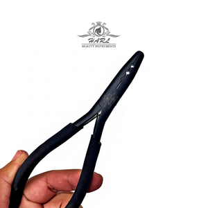Hair Extension 7 Inches Soft Handle <b>Pliers</b> Multifunctional Hair Extension <b>Pliers</b> Micro Beads Removal Two Holes <b>Pliers</b> For Hair - Product Image 3
