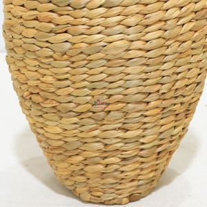 Artex Dong Thap Water Hyacinth Flower <b>Vase</b> <b>Unique</b> Oval Shape For Home Decoration - Product Image 5