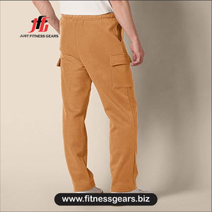 Pantalones Deportivos de Algodón para Hombre JUST FITNESS GEARS, Cintura Alta Elástica, Casuales, con Bolsillos Laterales, Impermeables, para Invierno - Product Image 2