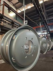 Nouvelles jantes en aluminium Foton 22.5x8.25 22.5x9.0, fabrication directe, personnalisées, certifiées TUV, finition argentée, garantie 5 ans - Product Image 3