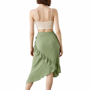 Falda Larga Maxi de Cintura Alta para Mujer, Elegante, Casual, Moderna, Cómoda, Ligera y Transpirable, Diseño en A de 2 Piezas - Product Image 2