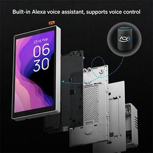 Pantalla de control central para casa inteligente con asistente de voz integrado y panel de automatización doméstica Tuya con puerta de enlace Zigbee - Product Image 4