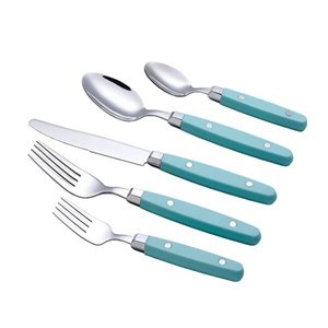 Ensemble de couverts en acier inoxydable et aluminium incroyablement élégant avec poignée artisanale en relief, service de couverts royal - Product Image 6