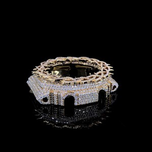 GA2100 Compatible Custom Mod Watch Luxury Steel <b>Case</b> Iced Out Hip Hop Style Design Premium Stainless Steel Watch for Men - Product Image 3