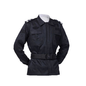 Uniformes de Guardia de Seguridad de Alta Calidad con Cuello Alto / Uniforme de Seguridad de Manga Corta con Botones para Hombre, MOQ Bajo 2026 - Product Image 2