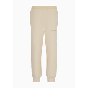 NOEN SPORTS Pantalon de survêtement beige pour homme, taille élastique, logo brodé, coupe décontractée, léger et respirant, style sarouel, idéal pour l'été - Product Image 3