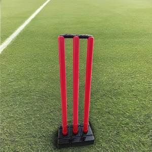 NEO Souches en plastique de cricket Rouge Néon Vert 24/27 pouces Fabriqué en Inde Sans danger pour les enfants - Product Image 1