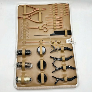 Professional 3 Hole <b>Bead</b> Press Plier – Custom Color stainless Steel Hair <b>Extension</b> Tool for Micro Ring <b>Bead</b> Crimping – Salon Use - Product Image 1