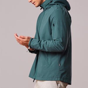 Veste coupe-vent légère et respirante pour l'automne, veste professionnelle imperméable en softshell pour hommes - Product Image 4