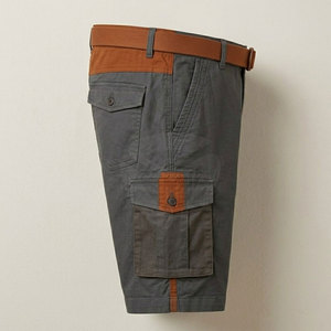 Stylish Men Cargo Shorts In Twill Cotton Fabric Durable And Breathable For Everyday Casual Wear Men Cargo Shorts - Product Image 3