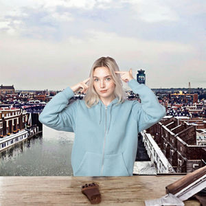 Veste pull zippée pour femme, automne-hiver, couleur unie, à capuche, respirante, décontractée, style sport, imprimée, prix abordable - Product Image 6