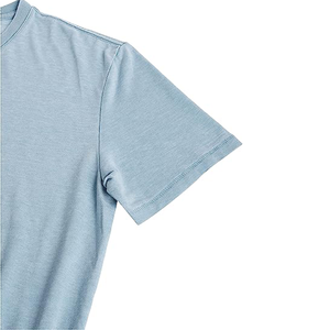 <b>100</b>% Cotton Plain T-Shirt for Men Custom Label Knitted Fabric with <b>Polyester</b> 200gsm <b>Yarn</b> Custom Cotton - Product Image 3
