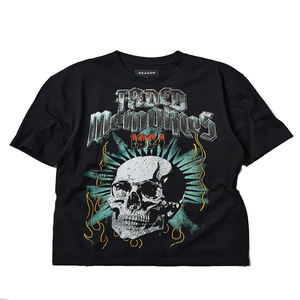 T-shirt en polyester et coton tricoté 220g pour homme, coupe classique, séchage rapide et respirant, manches courtes, en promotion, durable - Product Image 1