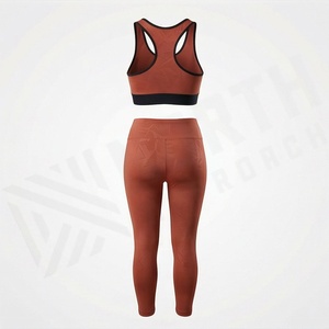 Conjunto de Yoga para Mujer de Diseño Personalizado y Alta Calidad, Estilo Sólido, Largo hasta la Rodilla, Tallas Grandes, Ropa Deportiva - Product Image 2