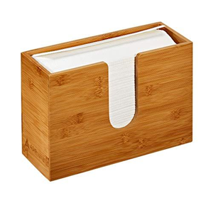 Porta Servilletas de Madera con Detalles Metálicos para Mesa, Estilo Moderno, Diseño Grabado Personalizado - Product Image 5