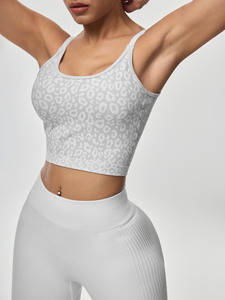 Sujetador Deportivo Personalizado para Niñas, Tejido Elástico Cómodo, Ropa Deportiva con Soporte, para Entrenamiento, Running, Gimnasio, Malla Transpirable, Ecológico - Product Image 3