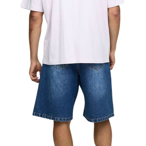Custom Summer Streetwear Vintage Distressed Short Half Pants Loose <b>Work</b> Shorts Fashion Men's shorts Baggy Denim <b>Jean</b> Shorts - Product Image 2