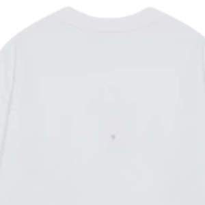 Men Loose Fit Short Sleeve Cotton T Shirt <b>Small</b> <b>Chest</b> Logo Crew Neck Casual Urban Streetwear Tee OEM Wholesale Supply - Product Image 4