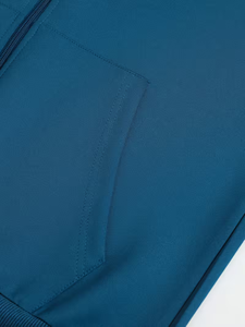 Sudadera con Capucha para Hombre, Invierno 2025, con Cierre, Diseño de Logotipo Personalizado, Impresión Personalizada, 100% Algodón Velour, Talla Grande, Gruesa, Impermeable - Product Image 4