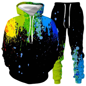 Survêtement tie-dye pour homme, super confortable, coupe décontractée, fournisseur d'usine, antibactérien, très demandé, tendance - Product Image 6