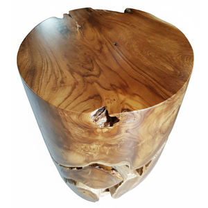Table d'appoint/chevet en racine de teck exotique, robuste, style bohème, écologique, nouvelle arrivée, plateau monobloc, pour salon, hôtel, appartement - Product Image 2