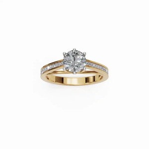 Moissanite <b>Statement</b> <b>Ring</b> in Silver Bold Men's Luxury Jewelry with Rhodium Plating and Channel Setting - Product Image 1