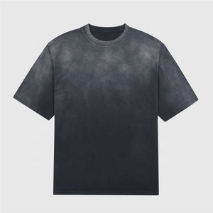 Camisetas Personalizadas Extra Grandes para Hombre, Estilo Casual Vintage, de Algodón Grueso, Lavado Ácido, Efecto Desgastado por el Sol, de Alta Calidad y Ecológicas - Product Image 6