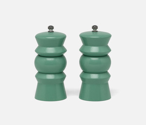 Moulins à poivre et à sel en laque personnalisés OEM/ODM, disponibles en différentes couleurs et designs, fabriqués au Vietnam pour la vente en gros. - Product Image 1
