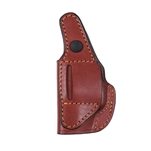 Funda para Cuchillo de Polímero con 5 Ranuras, Táctica, Universal, de Liberación Rápida, Diseño Cosido Marrón para Caza - Product Image 2