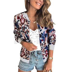 Best Price Creative Fashion Women Printing Varsity <b>Jackets</b> Durable Casual Garment For Everyday Comfort And Style In Wholesale - Product Image 3