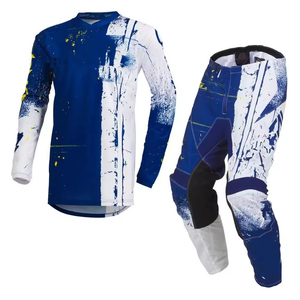 Combinaisons de motocross personnalisées OEM à prix abordable – <span class=keywords><strong>Tenue</strong></span> légère de motocross MX (maillot et pantalon) - Product Image 4