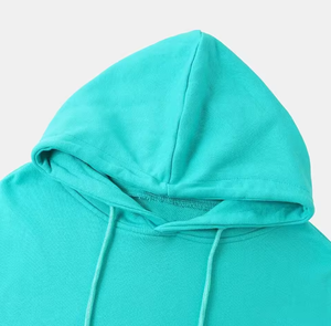 เสื้อฮู้ดดี้ผ้าฟลีซคอตตอน 100% ขายส่ง แบบเรียบง่าย เป็นมิตรกับสิ่งแวดล้อม มีกระเป๋า พร้อมลายพิมพ์ดิจิทัล สไตล์สตรีทแฟชั่น - Product Image 3