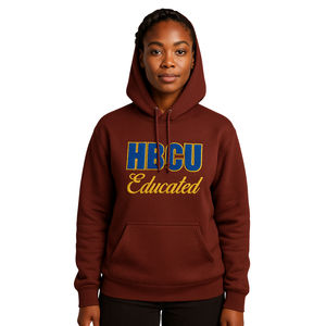 Sudadera con Capucha 2026 HBCU Educated Black Sigma Gamma Rho, Bordado Chenille, Hermandad Griega, Divine Nine Apparel, Sudadera SGRho - Product Image 1