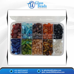 Top Quality TAGB <b>Blue</b> Crystal Lampwork & Glass Beads Set for DIY Bracelet Pendant <b>Necklace</b> Making Supplies - Product Image 4