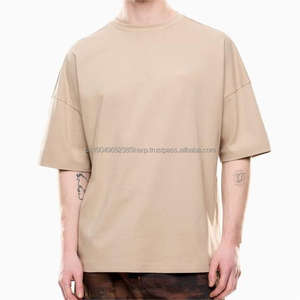 Camiseta Popular Informal para Hombre, Cuello Redondo, Color Sólido, 100% Algodón, Venta al por Mayor, Verano, Lavada, Moda, Manga Corta - Product Image 2