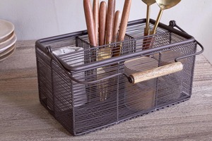 Soporte de Cubiertos de Metal Negro Vintage, Ideal para Uso Diario en la Cocina, Porta Cucharas y Tenedores para Mesa de Comedor, Cafetería y Restaurante - Product Image 4