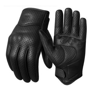 Wholesale Price Motorbike Gloves Custom Logo Motorcycle Riding Gloves with Full Finger Protection & Breathable Material Leather - Product Image 4