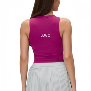 Camiseta Deportiva sin Mangas para Mujer, Diseño AIL, Ligera, de Secado Rápido, Ecológica, Color Sólido, Estilo Sujetador Deportivo, para Yoga y Gimnasio - Product Image 2